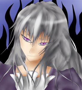 Rating: Safe Score: 0 Tags: 1girl image long_hair looking_at_viewer purple_eyes ribbon silver_hair simple_background smile solo suigintou User: admin