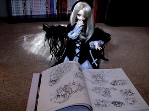 Rating: Safe Score: 0 Tags: 1girl doll dress long_hair red_eyes solo suigintou User: admin