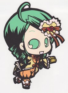 Rating: Safe Score: 0 Tags: 1girl chibi dress flower full_body green_eyes green_hair image kanaria open_mouth ribbon simple_background smile solo User: admin