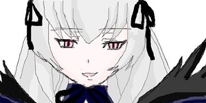 Rating: Safe Score: 0 Tags: 1girl :p bangs black_ribbon black_wings face image long_hair looking_at_viewer pink_eyes ribbon silver_hair simple_background solo suigintou tongue tongue_out white_background wings User: admin