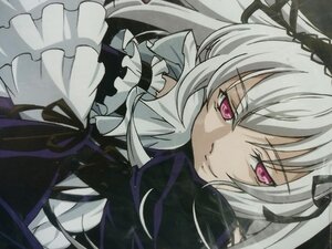 Rating: Safe Score: 0 Tags: 1girl auto_tagged black_ribbon closed_mouth dress frills hairband image lolita_hairband long_hair long_sleeves looking_at_viewer pink_eyes ribbon rose silver_hair smile solo suigintou upper_body wings User: admin