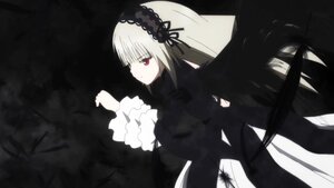 Rating: Safe Score: 0 Tags: 1girl bangs black_dress black_ribbon black_wings dress frills hairband image long_hair long_sleeves red_eyes silver_hair solo suigintou wings User: admin