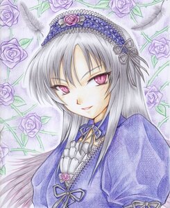 Rating: Safe Score: 0 Tags: 1girl black_rose blue_flower blue_rose flower image long_hair looking_at_viewer pink_eyes pink_flower pink_rose purple_flower purple_rose red_flower red_rose ribbon rose rose_petals shikishi silver_hair smile solo suigintou thorns traditional_media upper_body white_rose yellow_flower yellow_rose User: admin