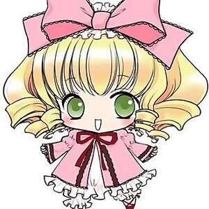 Rating: Safe Score: 0 Tags: 1girl blonde_hair blush bow chibi dress drill_hair frills full_body green_eyes hina_ichigo hinaichigo image long_sleeves looking_at_viewer open_mouth pink_bow ribbon simple_background smile solo standing white_background User: admin