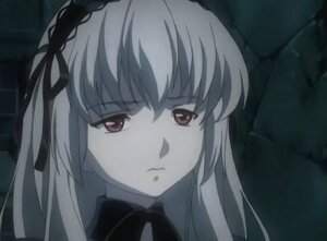 Rating: Safe Score: 0 Tags: 1girl bangs bowtie closed_mouth face frown hair_ribbon image long_hair looking_at_viewer ribbon solo suigintou User: admin