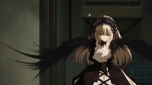 Rating: Safe Score: 0 Tags: 1girl black_dress black_ribbon black_wings dress feathered_wings hairband image lolita_hairband long_hair long_sleeves looking_at_viewer red_eyes ribbon solo suigintou very_long_hair wings User: admin