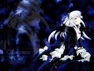 Rating: Safe Score: 0 Tags: 1girl black_wings dress flower frills hairband image long_hair long_sleeves profile red_eyes ribbon solo suigintou wings User: admin