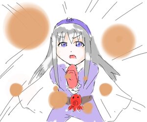Rating: Safe Score: 0 Tags: 1girl akemi_homura black_hair emphasis_lines food hairband image long_hair magical_girl motion_blur open_mouth purple_eyes simple_background solo suigintou white_background User: admin