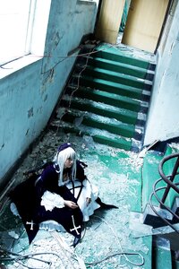 Rating: Safe Score: 0 Tags: 1girl dress frills long_hair long_sleeves sitting solo suigintou white_hair User: admin