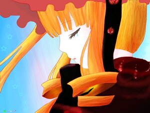 Rating: Safe Score: 0 Tags: 1girl bangs black_headwear blonde_hair bow hat image long_hair portrait profile shinku solo star_(symbol) User: admin