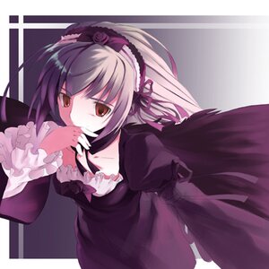 Rating: Safe Score: 0 Tags: 1girl black_dress black_wings brown_eyes collarbone detached_collar dress flower frilled_sleeves frills hairband image juliet_sleeves long_hair long_sleeves looking_at_viewer lowres noripachi photoshop_(medium) puffy_sleeves red_eyes ribbon rose rozen_maiden silver_hair solo suigintou very_long_hair wings User: admin