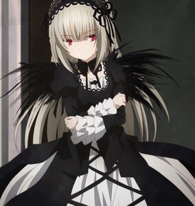 Rating: Safe Score: 0 Tags: 1girl auto_tagged black_dress black_wings closed_mouth crossed_arms dress expressionless frills hairband image long_hair long_sleeves looking_at_viewer red_eyes ribbon silver_hair solo suigintou very_long_hair wings User: admin