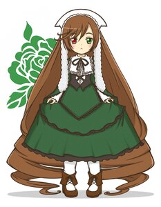 Rating: Safe Score: 0 Tags: 1girl absurdly_long_hair blush brown_hair dress frills full_body green_dress green_eyes heterochromia image long_hair long_sleeves looking_at_viewer pantyhose red_eyes solo standing suiseiseki twintails very_long_hair white_background white_legwear User: admin