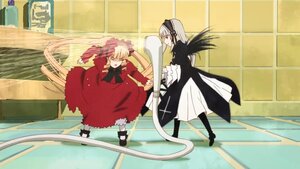 Rating: Safe Score: 0 Tags: 2girls blonde_hair closed_eyes dress image long_hair long_sleeves multiple_girls outdoors pair red_dress shinku silver_hair sleeping suigintou twintails very_long_hair wings User: admin