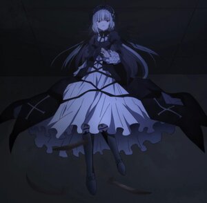 Rating: Safe Score: 0 Tags: 1girl dress frills full_body hairband image lolita_hairband long_hair long_sleeves looking_at_viewer red_eyes rose silver_hair solo suigintou wings User: admin
