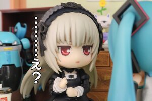 Rating: Safe Score: 0 Tags: 2girls 3d black_dress blurry blurry_background blurry_foreground depth_of_field doll dress figure flower hairband indoors lolita_hairband long_hair long_sleeves motion_blur multiple_girls photo photo_background red_eyes solo suigintou wings User: admin