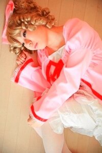 Rating: Safe Score: 0 Tags: 1girl blonde_hair dress hinaichigo long_sleeves lying pink_dress solo User: admin