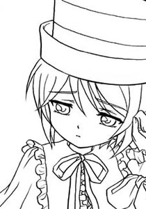 Rating: Safe Score: 0 Tags: 1girl bangs eyebrows_visible_through_hair frills greyscale hat image long_sleeves looking_at_viewer monochrome neck_ribbon ribbon short_hair simple_background solo souseiseki white_background User: admin