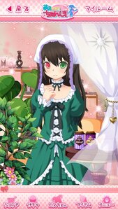 Rating: Safe Score: 0 Tags: 1girl auto_tagged blush dress flower frills green_dress green_eyes heterochromia image lolita_fashion long_hair looking_at_viewer red_eyes ribbon smile solo suiseiseki User: admin