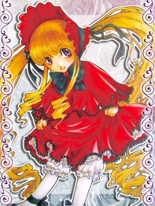 Rating: Safe Score: 0 Tags: 1girl blonde_hair bloomers blue_eyes blush bonnet bow bowtie dress drill_hair frills image long_hair long_sleeves looking_at_viewer marker_(medium) red_dress shinku sidelocks solo standing twin_drills twintails underwear very_long_hair white_bloomers white_legwear User: admin