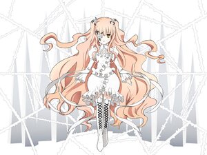 Rating: Safe Score: 0 Tags: 1girl boots cross-laced_footwear dress eyepatch flower frills hair_ornament image kirakishou long_hair personification pink_hair solo two_side_up ultimate_madoka very_long_hair wavy_hair yellow_eyes User: admin