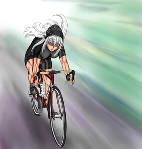 Rating: Safe Score: 0 Tags: 1boy 1girl bicycle fingerless_gloves gloves image long_hair muscle solo suigintou white_hair User: admin