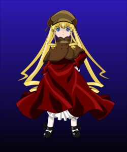 Rating: Safe Score: 0 Tags: 1girl black_footwear blonde_hair blue_eyes bonnet dress drill_hair full_body hat image long_hair long_sleeves looking_at_viewer red_dress shinku shoes simple_background solo standing stuffed_animal twin_drills twintails very_long_hair User: admin