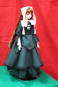 Rating: Safe Score: 0 Tags: 1girl bangs blue_dress brown_hair closed_eyes closed_mouth doll dress full_body long_hair long_sleeves solo standing suiseiseki User: admin