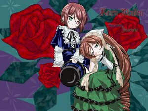 Rating: Safe Score: 0 Tags: 2girls brown_hair dress flower frills green_dress green_eyes heterochromia image long_hair long_sleeves looking_at_viewer multiple_girls pair red_eyes rose short_hair siblings sisters smile souseiseki suiseiseki twins User: admin