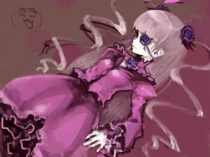 Rating: Safe Score: 0 Tags: 1girl barasuishou dress flower frills hair_flower hair_ornament image long_hair long_sleeves purple_dress purple_flower purple_rose rose solo thorns User: admin