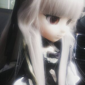 Rating: Safe Score: 0 Tags: 1girl bangs black_background bow bowtie closed_mouth doll long_hair red_eyes solo suigintou white_hair User: admin