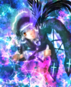 Rating: Safe Score: 0 Tags: 1girl black_ribbon dress floating_hair flower frills hairband heterochromia image lolita_fashion lolita_hairband long_hair long_sleeves looking_at_viewer ribbon silver_hair solo suigintou wings User: admin