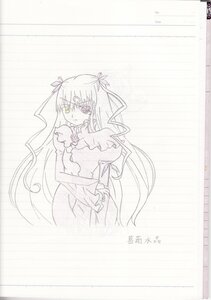 Rating: Safe Score: 0 Tags: 1girl barasuishou capelet dress eyepatch flower frills hair_ribbon image long_hair long_sleeves looking_at_viewer monochrome ribbon shinku simple_background solo very_long_hair User: admin