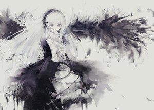 Rating: Safe Score: 0 Tags: 1girl bad_id bad_pixiv_id bangs black_dress black_ribbon black_wings dress feathers flower frills gothic_lolita hairband icc image lolita_fashion lolita_hairband long_hair long_sleeves looking_at_viewer purple_eyes ribbon rose rozen_maiden silver_hair solo suigintou very_long_hair white_hair wide_sleeves wings User: admin