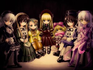 Rating: Safe Score: 0 Tags: 6+girls blonde_hair blue_eyes bonnet boots bow brown_hair dress everyone frills hairband hat hina_ichigo image kanaria long_hair long_sleeves multiple multiple_girls pink_bow shinku silver_hair souseiseki suigintou suiseiseki tagme wings User: admin