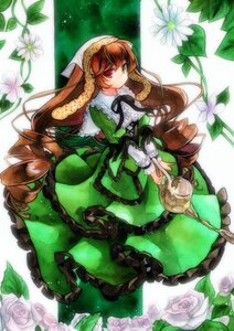 Rating: Safe Score: 0 Tags: 1girl bad_id bad_pixiv_id brown_hair curly_hair dress drill_hair flower frills green_dress green_eyes heterochromia image lolita_fashion long_hair long_sleeves looking_at_viewer ne-on painting_(medium) photoshop_(medium) pink_flower pink_rose red_eyes rose rozen_maiden solo suiseiseki traditional_media twintails very_long_hair watercolor_(medium) watering_can white_rose User: admin