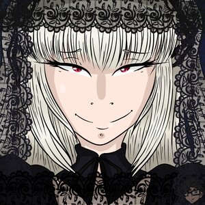 Rating: Safe Score: 0 Tags: 1girl auto_tagged closed_mouth face gothic image lace lace_trim mole portrait smile solo suigintou tattoo veil white_hair User: admin