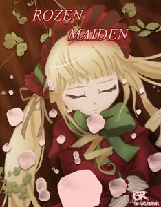 Rating: Safe Score: 0 Tags: 1girl blonde_hair bow closed_eyes cup dress flower image long_hair long_sleeves petals shinku sleeping solo upper_body User: admin