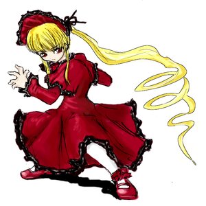 Rating: Safe Score: 0 Tags: 1girl blonde_hair bonnet bow dress frills full_body image long_hair long_sleeves looking_at_viewer looking_back red_dress red_eyes red_footwear shinku simple_background solo standing twintails very_long_hair white_background User: admin