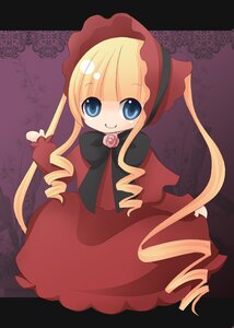 Rating: Safe Score: 0 Tags: 1girl blonde_hair blue_eyes bonnet bow bowtie dress drill_hair flower image long_hair long_sleeves looking_at_viewer pink_rose red_dress rose shinku sidelocks smile solo twin_drills very_long_hair User: admin