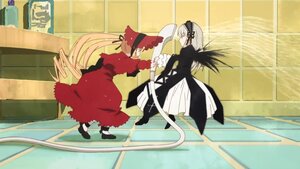 Rating: Safe Score: 0 Tags: 2girls black_ribbon blonde_hair dress hairband image long_hair long_sleeves multiple_girls outdoors pair profile ribbon shinku shoes standing suigintou very_long_hair wings User: admin