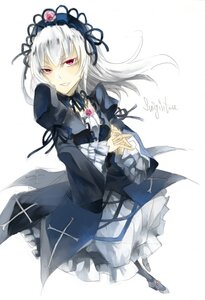 Rating: Safe Score: 0 Tags: 1girl auto_tagged dress flower frills hairband image lolita_hairband long_hair long_sleeves looking_at_viewer red_eyes ribbon rose silver_hair smile solo suigintou wings User: admin