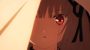 Rating: Safe Score: 0 Tags: 1girl bangs black_ribbon brown_hair close-up eyebrows_visible_through_hair face hair_between_eyes hair_ribbon image looking_at_viewer red_eyes ribbon solo suigintou User: admin