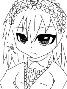 Rating: Safe Score: 0 Tags: 1girl bangs blush closed_mouth collared_dress collared_shirt eyebrows_visible_through_hair frilled_hairband frills greyscale hair_between_eyes hairband image looking_at_viewer monochrome simple_background solo suigintou white_background User: admin
