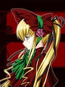 Rating: Safe Score: 0 Tags: 1girl blonde_hair blue_eyes blush bonnet bow dress flower image long_hair long_sleeves profile red_dress rose shinku sidelocks solo twintails upper_body User: admin