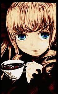 Rating: Safe Score: 0 Tags: 1girl blonde_hair blue_eyes cup drill_hair face frills image looking_at_viewer saucer shinku solo tea teacup User: admin