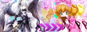 Rating: Safe Score: 0 Tags: 2girls black_wings blonde_hair bow dress flower food frills green_eyes hinaichigo image long_hair long_sleeves looking_at_viewer multiple_girls pair pink_bow purple_eyes ribbon short_hair silver_hair suigintou wings yellow_eyes User: admin