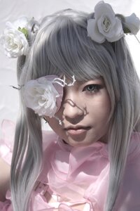 Rating: Explicit Score: 0 Tags: 1girl barasuishou face flower hair_flower hair_ornament lips portrait realistic rose solo white_flower white_rose User: admin