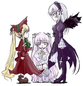 Rating: Safe Score: 0 Tags: 3girls ankle_ribbon artist_request banana bare_shoulders black_wings blonde_hair blue_eyes bonnet boots dress drill_hair eating expressionless eye_contact eyepatch flower food frills fruit full_body green_neckwear hair_ribbon hairband height_difference image kirakishou knee_boots long_hair long_sleeves looking_at_another looking_down looking_up multiple multiple_girls pink_hair profile puffy_sleeves purple_eyes red_dress ribbon rose rozen_maiden shinku shoes silver_hair simple_background sitting standing suigintou tagme two_side_up very_long_hair white_background wide_sleeves wings yellow_eyes User: admin