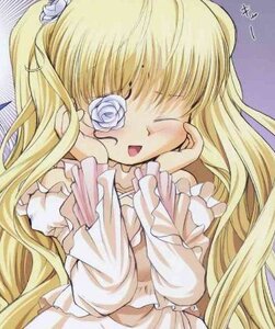 Rating: Safe Score: 0 Tags: 1girl blonde_hair blue_flower blue_rose closed_eyes dress flower frills image kirakishou long_hair long_sleeves open_mouth pink_rose rose shinku smile solo traditional_media very_long_hair User: admin